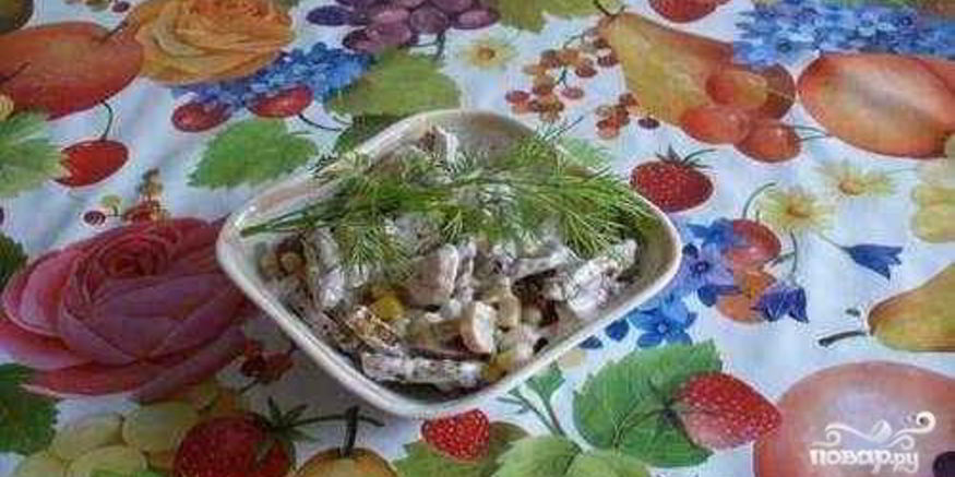 Рецепт шампиньонов