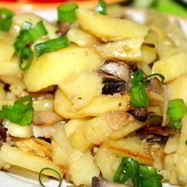 Рецепт Сморчков, жареных с картошкой