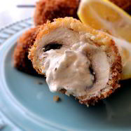 Рецепт Жареных фаршированных шампиньонов