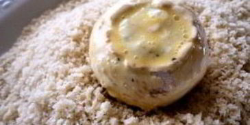 жареные фаршированные шампиньоны