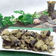 Рецепт Жареных грибов с баклажанами