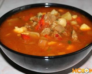 Говяжий гуляш с чипетками