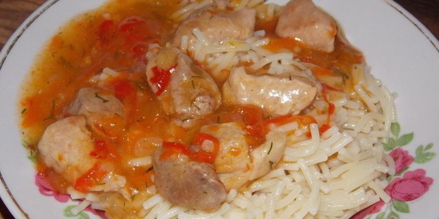 Рецепт гуляша без муки