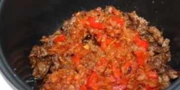 гуляш из баранины в мультиварке