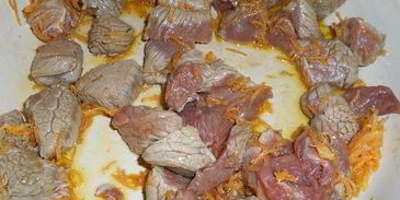 гуляш из говядины с тыквой