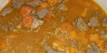 гуляш из говядины с тыквой