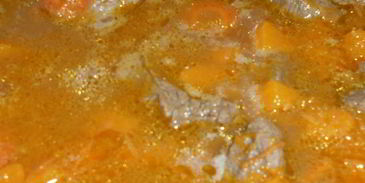 гуляш из говядины с тыквой