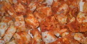 гуляш из куриного филе