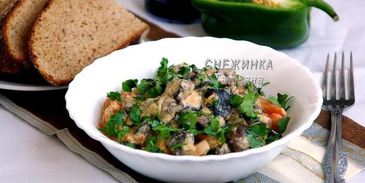 гуляш из лесных грибов