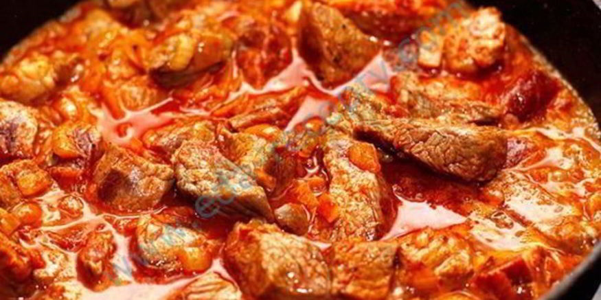 Рецепт гуляша из мяса косули