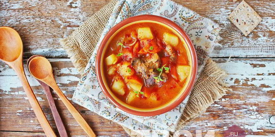 Рецепт гуляша из печени говяжьей