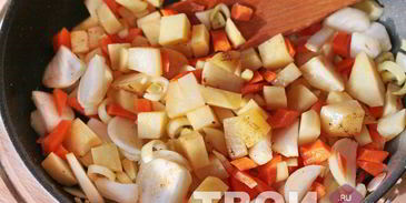 гуляш из печени говяжьей