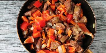 гуляш из печени с подливкой