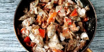 гуляш из печени с подливкой