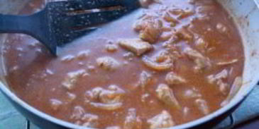 гуляш из свинины с овощами