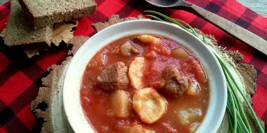 Рецепт гуляша по-венгерски с клецками