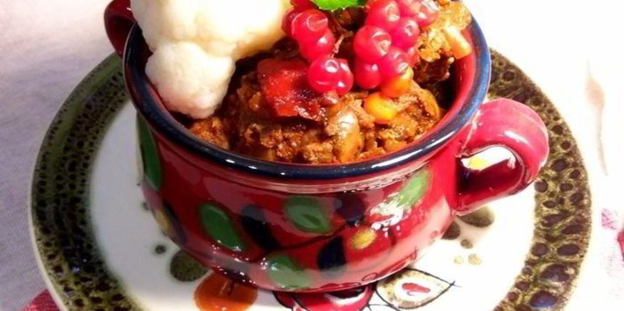 Рецепт гуляша с белыми грибами