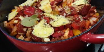 гуляш с белыми грибами