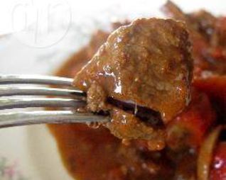 Гуляш с овощной подливой