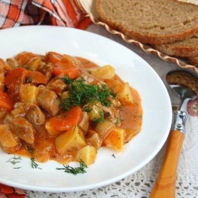 Гуляш в микроволновке