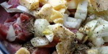 гуляш в микроволновке