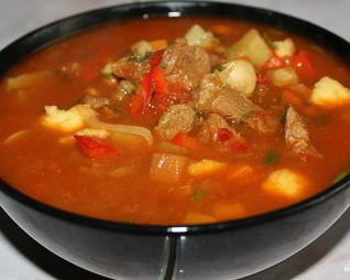 Суп-гуляш из говядины
