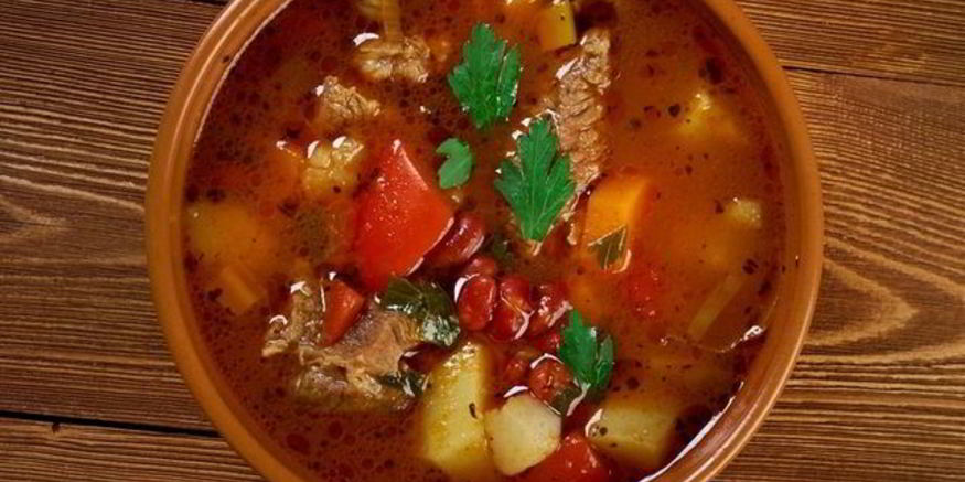 Рецепт супа-гуляша со свининой