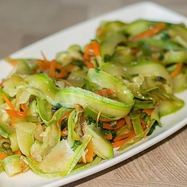 Рецепт Кабачковой лапши из кабачков