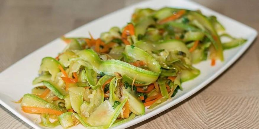 Рецепт кабачковой лапши из кабачков