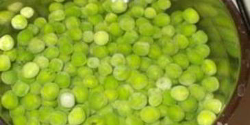 картофельное пюре с горошком