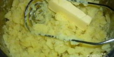 картофельное пюре с маслом
