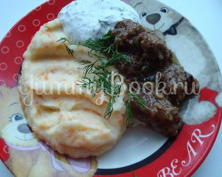 Картофельное пюре с морковью