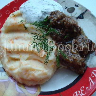 Картофельное пюре с морковью