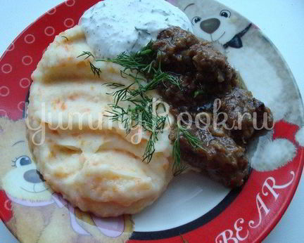 Картофельное пюре с морковью