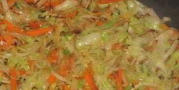 китайская лапша с креветками