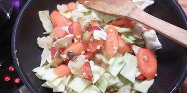 китайская лапша с овощами