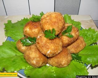 Клецки из куриного филе с луком