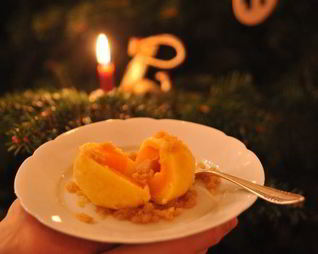 Клецки с абрикосовой серединкой Верю я, день придет