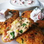 Рецепт Котлеток из лосося с томатным соусом