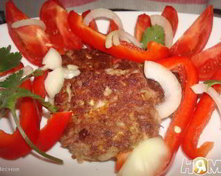 Котлеты из фасоли и цукини