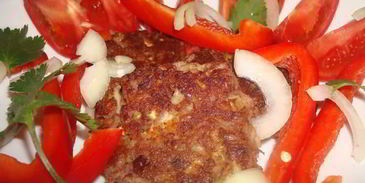 котлеты из фасоли и цукини