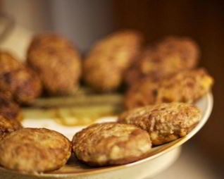 Котлеты из говядины с грибами