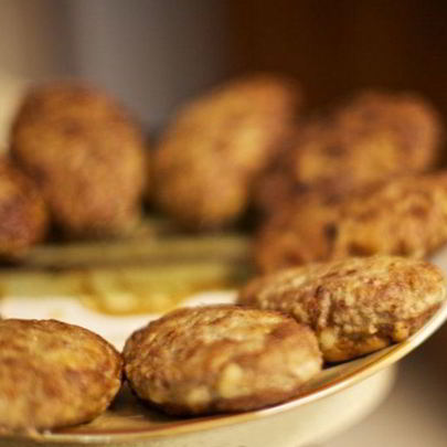 Котлеты из говядины с грибами