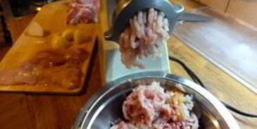 котлеты из щуки со свининой