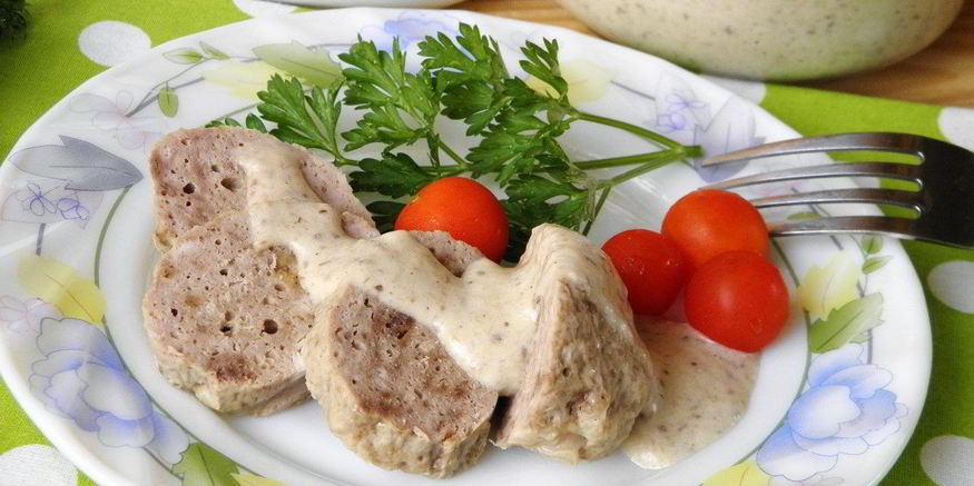 Рецепт котлет под грибным соусом