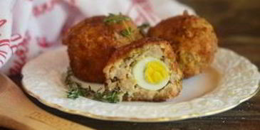 котлеты яйцо в шубке