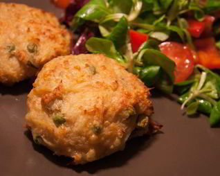 Куриные котлетки с картофелем и сыром