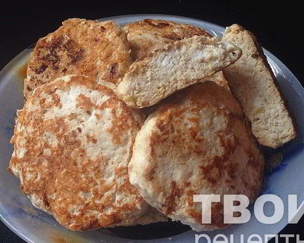 Куриные котлеты с кабачком и творогом