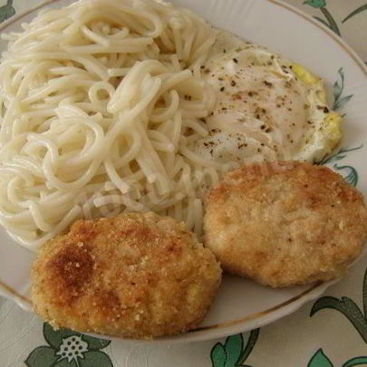 Куриные котлеты с кабачком цуккини