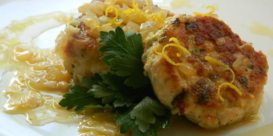 Рецепт куриных котлет с лимонным соусом